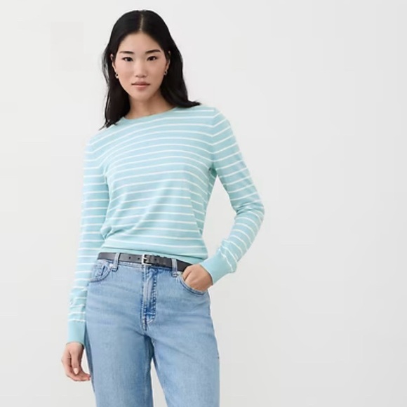 Banana Republic Sweaters - Banana Republic Striped Crew Neck Forever Sweater~NWT